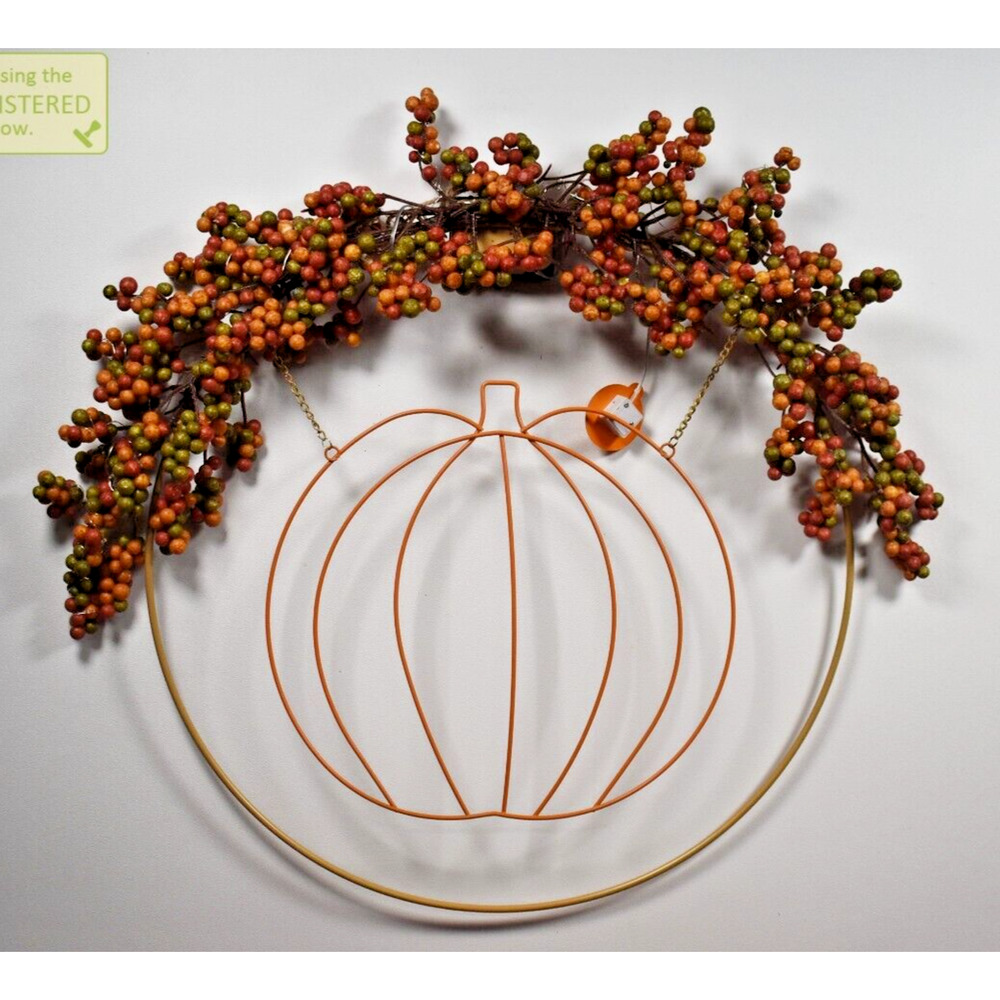 Hyde & EEK! Harvest Fall Pumpkin Wreath
